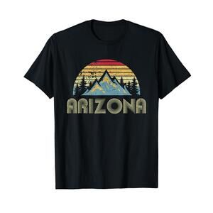 Arizona - Retro  Mountains Nature Hiking T-Shirt